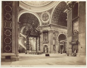 Kościół św. Piotra, Rzym, Rzym, kościół San Pietro, ok. 1930 r. 1870.
