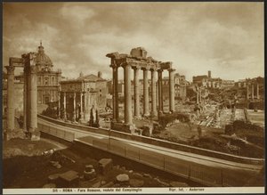 Forum Romanum widziane ze stolicy autorstwa James Anderson