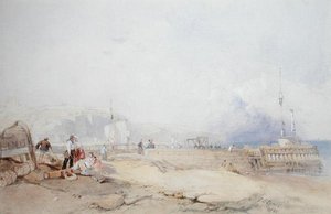 Port w Dover autorstwa James Baker Pyne
