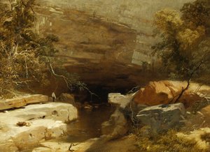 Krajobraz, Jaskinia Porth-yr, Dolina Neath autorstwa James Baker Pyne