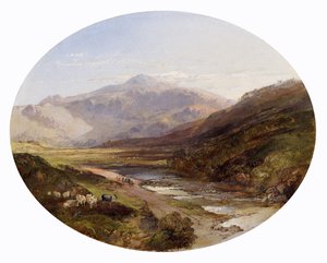Snowdon z Capel Curig autorstwa James Baker Pyne