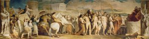 Ukoronowanie zwycięzców w Olimpii, trzecie z serii The Progress of Human Culture and Knowledge, c.1777-84 (patrz 101473 i 101474) autorstwa James Barry