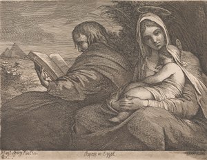 Odpoczynek w Egipcie autorstwa James Barry