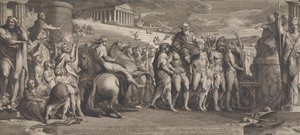 Zwycięzcy Diagoridesa w Olimpii (projekt ścian Wielkiej Sali Towarzystwa Zachęty Sztuk Pięknych) autorstwa James Barry