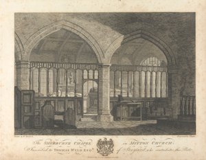 Kaplica Sherburne w Mitton Church autorstwa James Basire