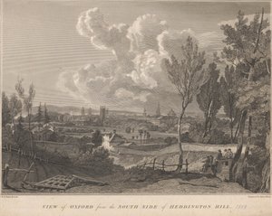 Widok Oksfordu z południowej strony Heddington Hill autorstwa James Basire