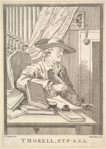 Thomas Morell, S.T.P.-S.S.A., luty 1762 r. autorstwa James Basire I
