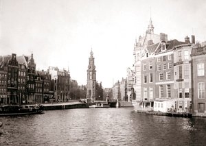 Kanał, Amsterdam, 1898. autorstwa James Batkin