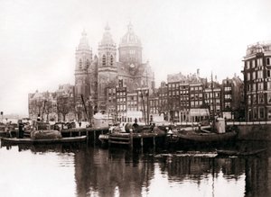 Kościół św. Mikołaja w murach, Amsterdam, 1898.