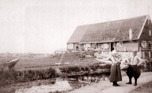 Mieszkańcy wyspy Marken, Holandia, 1898. autorstwa James Batkin