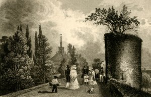 „Danejohn Hill, Canterbury, Kent”, 1829.