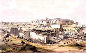 Budowa Maszynowni Stacjonarnej, Camden Town, 28 kwietnia 1837 r., ryty przez artystę