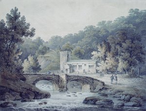 Kościół i most, Hubberholme, Yorkshire