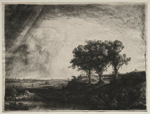 Trzy drzewa, c. 1770-1844.