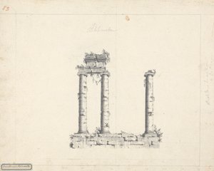 Jońska Świątynia Ptolmeta autorstwa James Bruce