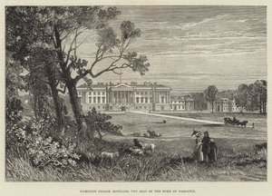 Hamilton Palace, Szkocja, siedziba księcia Hamilton