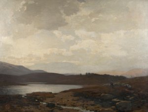 Dinnet Moor (olej na płótnie)