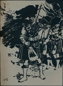 Ilustracja do Ballady Riccardo Stephenss, Hells Piper, c1912