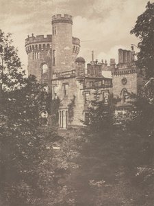 Widok na zamek Tullichewan, Glasgow. autorstwa James Campbell of Strachathro