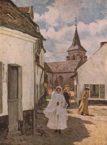 Powrót z I Komunii, koniec XIX-początek XX w., ok. 1930.