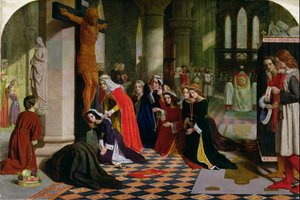Wyrzeczenie się królowej Elżbiety Węgierskiej, 1850 r. (zob. także 102306)