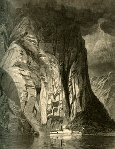 „Pod Trinity Rock, Saguenay”, 1874.