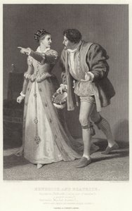 Benedick i Beatrice, Wiele hałasu o nic, Akt IV, Scena I