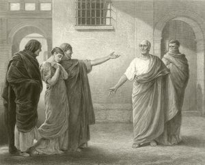 Volumnia wyrzuca Brutusowi i Sycyniuszowi autorstwa James Dromgole Linton