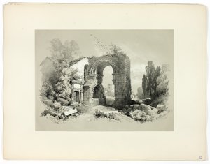 Aliscamps, W. Arles, z Picturesque Selections autorstwa James Duffield Harding