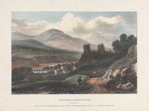 Zamek Ardfinów i fort Tipperary autorstwa James Duffield Harding
