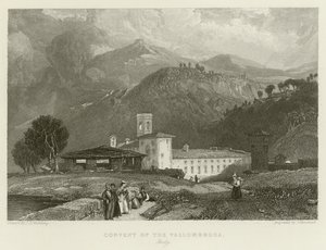 Klasztor Vallombrosa autorstwa James Duffield Harding