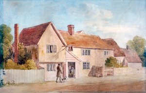 „Domki w Chadwell, Essex”, XIX wiek. autorstwa James Duffield Harding