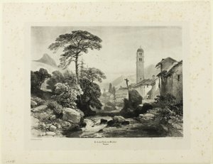 Le Casset; Vallee du Monetier autorstwa James Duffield Harding