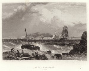 Góra Edgcumbe, Devon autorstwa James Duffield Harding