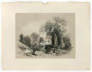 W pobliżu Betws y Coed, IN. Walia, z Picturesque Selections autorstwa James Duffield Harding