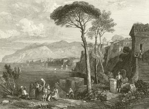 Równina i zatoka Sorrento, Włochy autorstwa James Duffield Harding