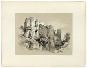 Łaźnie rzymskie w Treves, z Picturesque Selections autorstwa James Duffield Harding