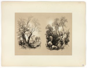 South Brent, z Picturesque Selections autorstwa James Duffield Harding