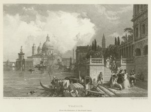 Wenecja, od wejścia na Canal Grande autorstwa James Duffield Harding
