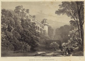 Zamek Warwick, Warwickshire autorstwa James Duffield Harding