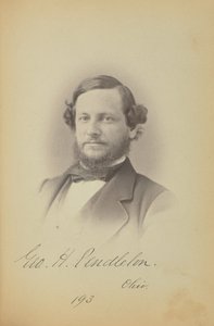George H. Pendleton autorstwa James Earle McClees