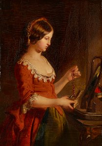 The Jewel Casket (olej na pokładzie) autorstwa James Eckford Lauder