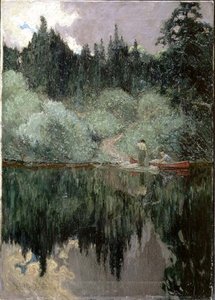 Polana po deszczu, rzeka Magnetawan, Ontario
