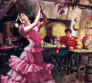 Carmen i Don Jose autorstwa James Edwin McConnell