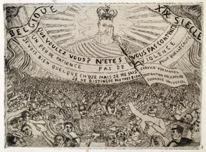 Belgia w XIX wieku autorstwa James Ensor