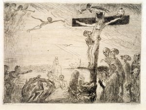 Chrystus dręczony przez diabły autorstwa James Ensor