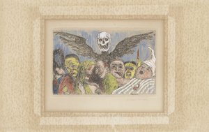 Grzechy główne pokonane przez śmierć autorstwa James Ensor