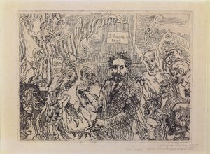 Demony mnie drażnią autorstwa James Ensor
