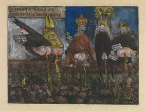 Doktrynalne pożywienie autorstwa James Ensor