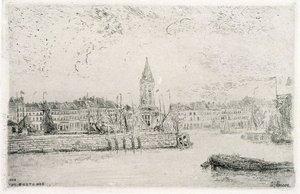 Widok na Ostendę od strony wschodniej autorstwa James Ensor